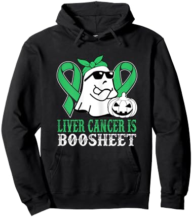Liver Cancer Is Boo Sheet Liver Cancer Warrior Halloween Hoodie - Hoodie | Black