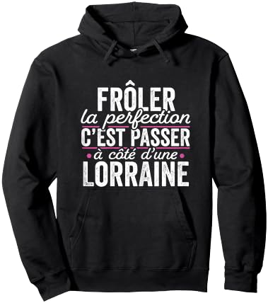 La Lorraine Parfait Women's Gift Humour Lorraine , Black, Female X-Small Hoodie - Hoodie | Black
