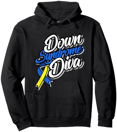 Down Syndrome Awareness Shirts Special Support Diva Perfect Hoodie - Hoodie | Black