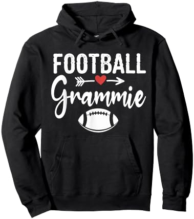 Football Grammie Sports Football Lover Hoodie - Hoodie | Black