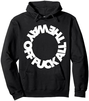 F ALL THE WAY OFF ffs ef eff word curse funny cursing swear Hoodie - Hoodie | Black