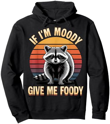 Funny Raccoon Hoodie - Hoodie | Black