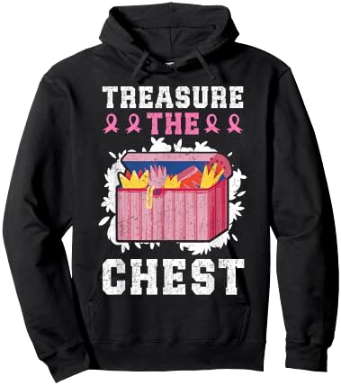 Treasure The Chest Breast Cancer Hoodie - Hoodie | Black