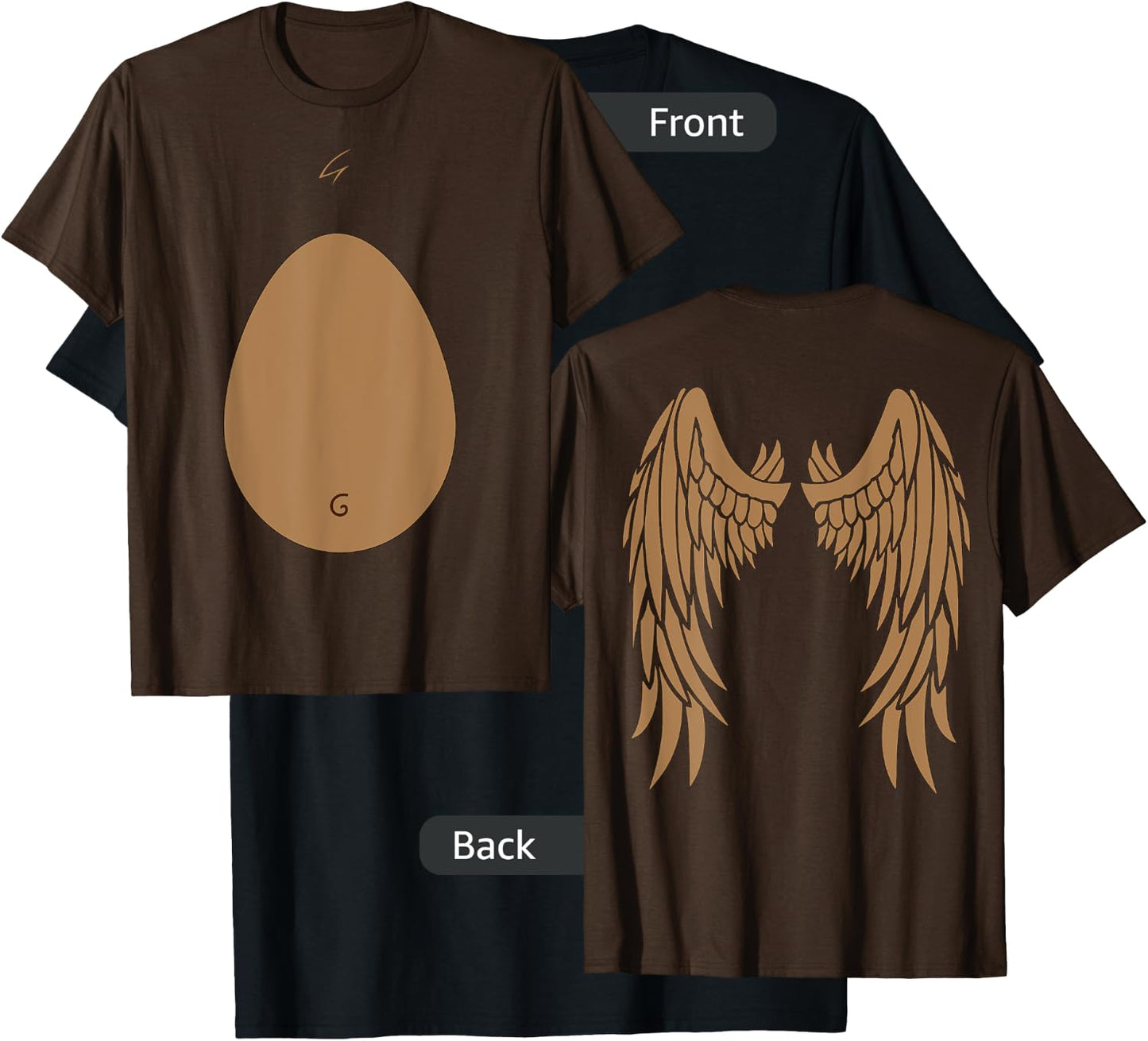 Costume Flying Monkeys Halloween ( wings on the back) T-Shirt - T-Shirt | Black