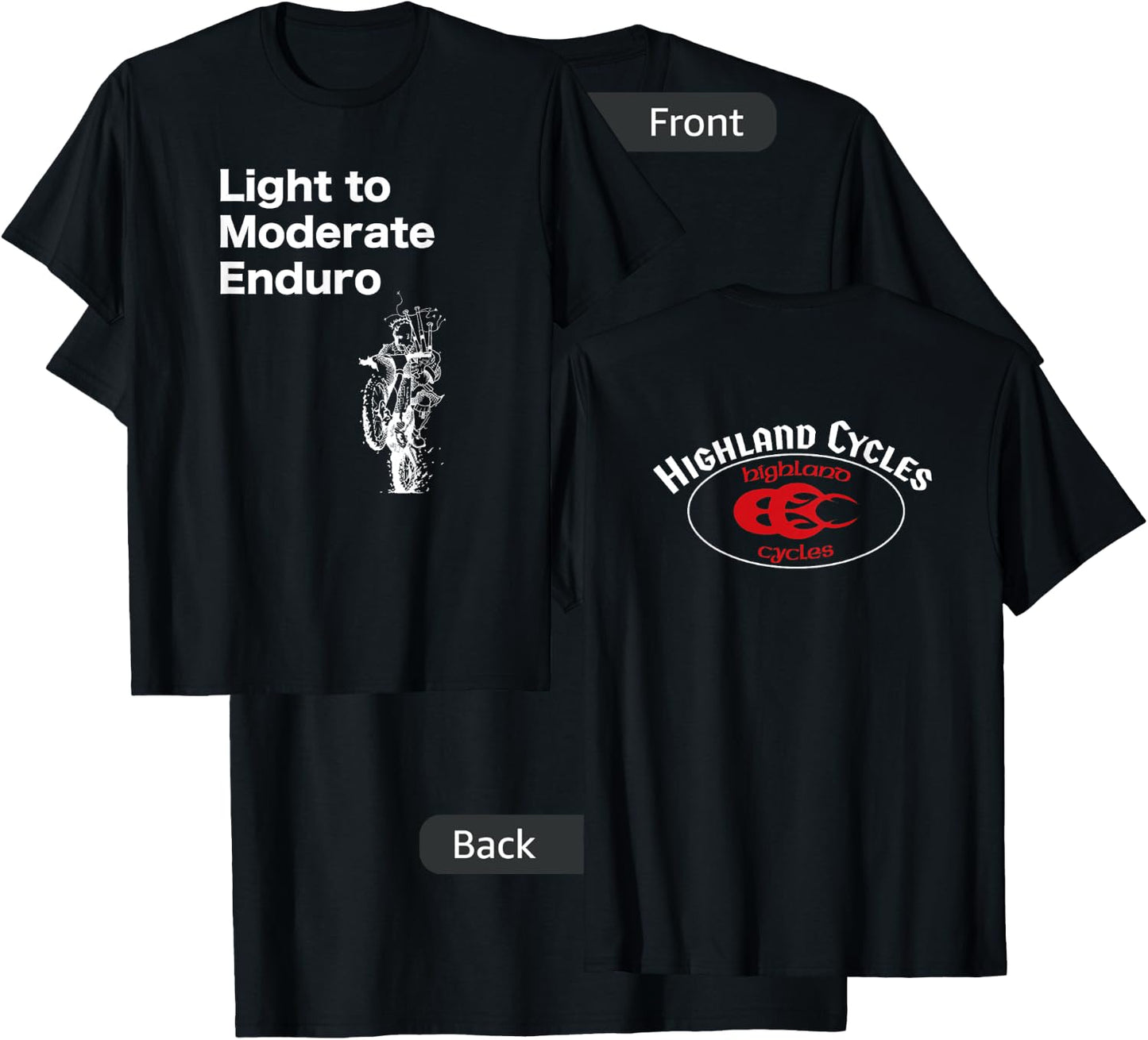 Light to moderate enduro T-Shirt - T-Shirt | Black