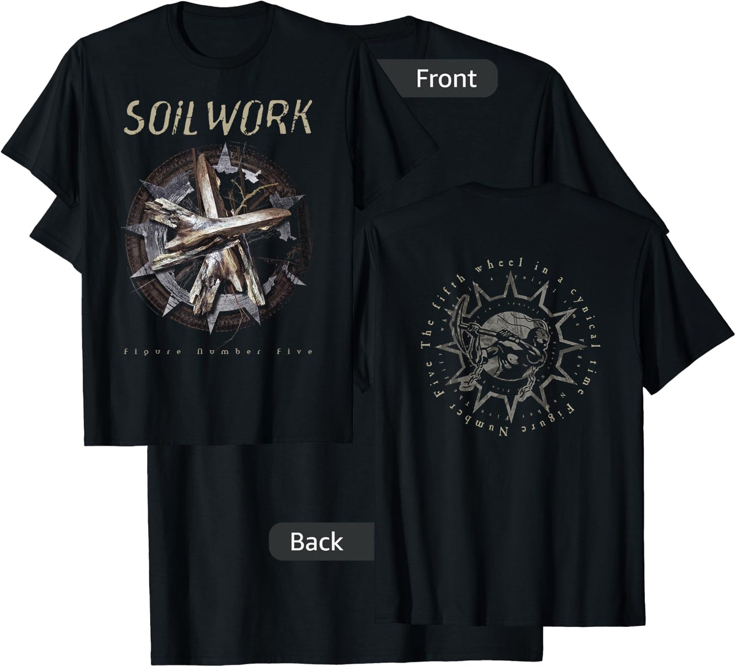 Figure Number Five T-Shirt - T-Shirt | Black