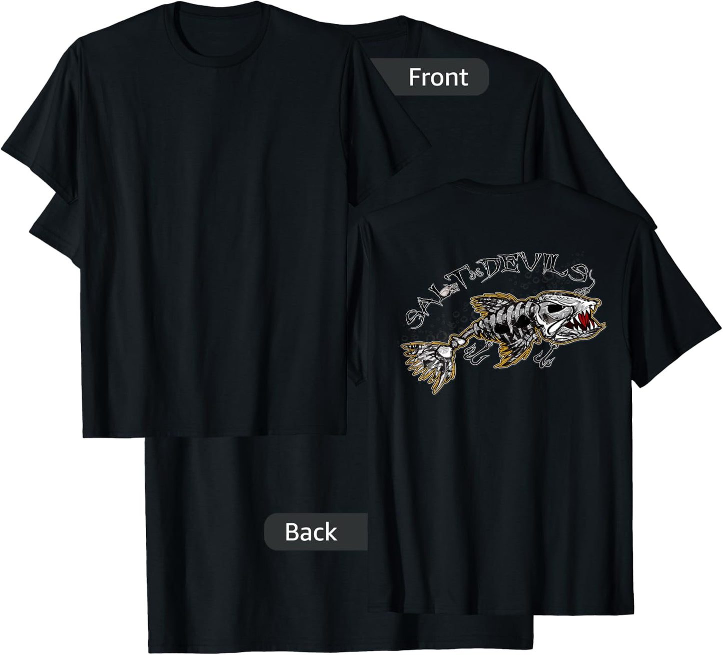 Skull Fish Lure T-Shirt - T-Shirt | Black