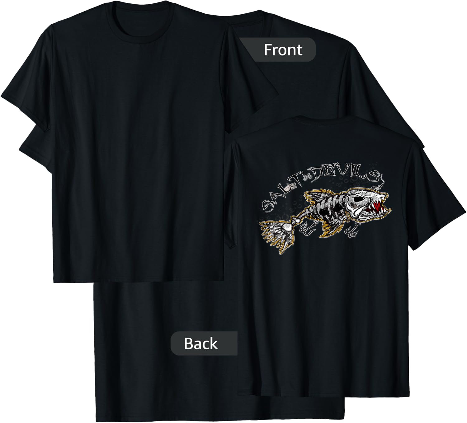 Skull Fish Lure T-Shirt - T-Shirt | Black