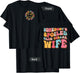 Somebody's Spoiled Blue Collar Wife Funny Wife Saying T-Shirt - T-Shirt | Black