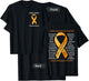 Complex Regional Pain Syndrome CRPS Awareness 2 Sided T-Shirt - T-Shirt | Black