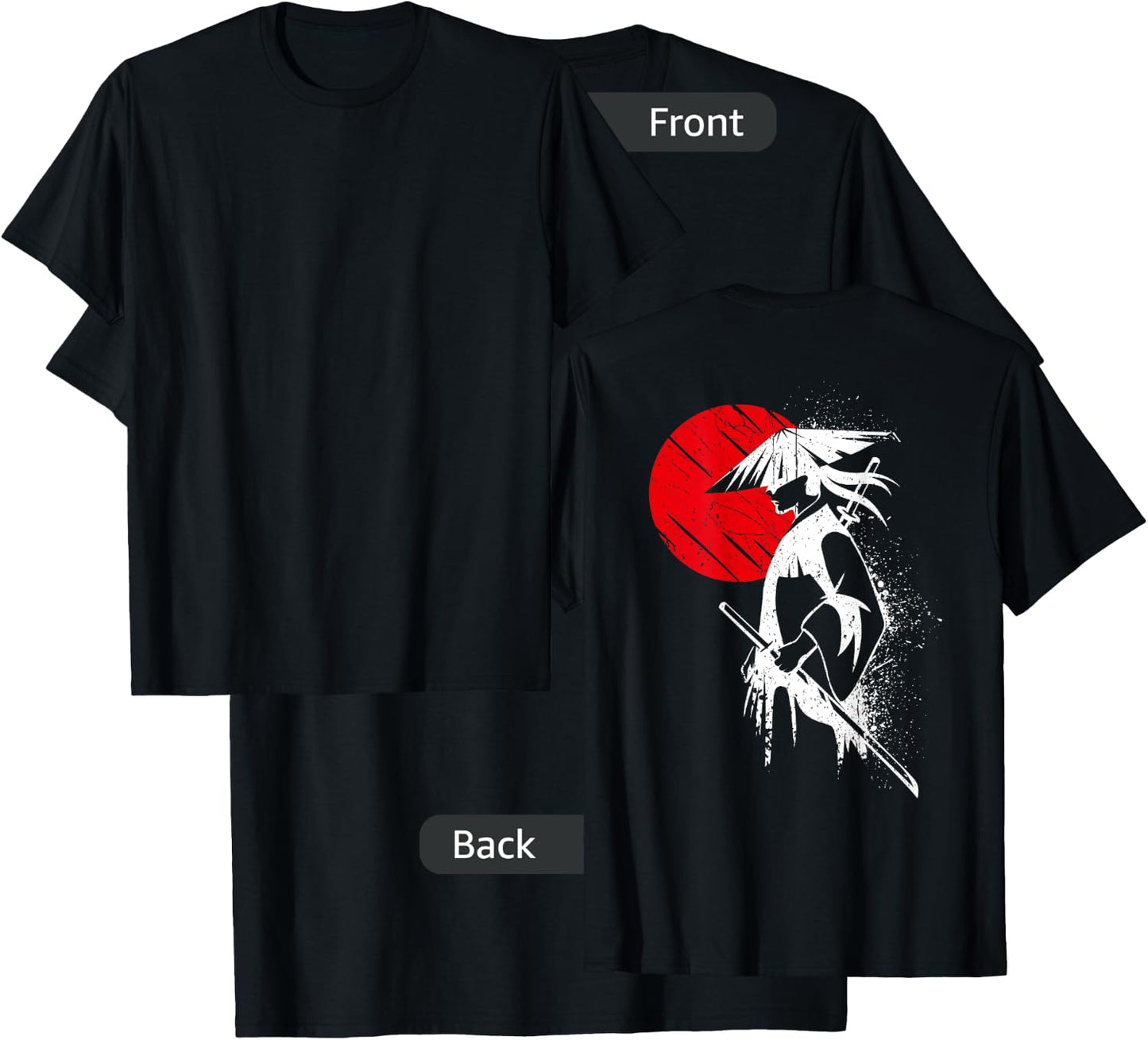 Ronin Samurai Warrior T-Shirt - T-Shirt | Black