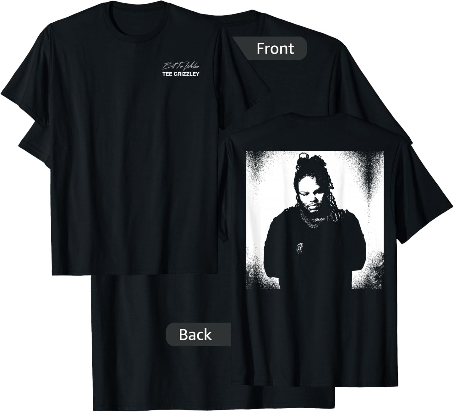 Grizzley Built for Whatever T-Shirt - T-Shirt | Black