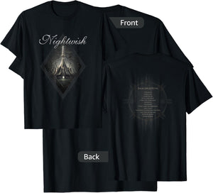 Imaginaerum (album cover + Nightwish logo + tracklist) T-Shirt - T-Shirt | Black