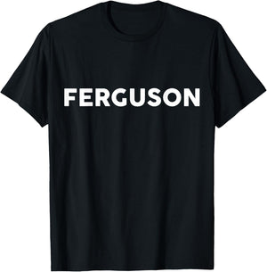 mit der Aufschrift FERGUSON Simple City T-Shirt - T-Shirt | Black