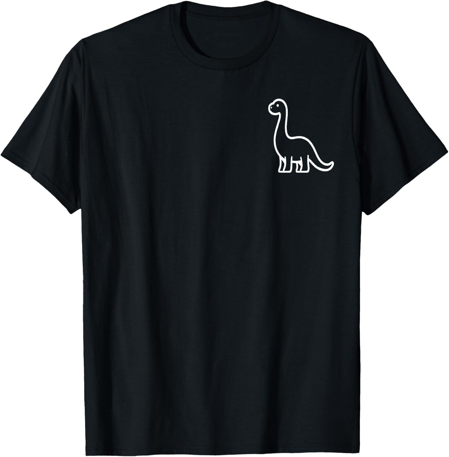 Small Dinosaur Women's Men's Children Beautiful Dinosaur , black T-Shirt - T-Shirt | Black
