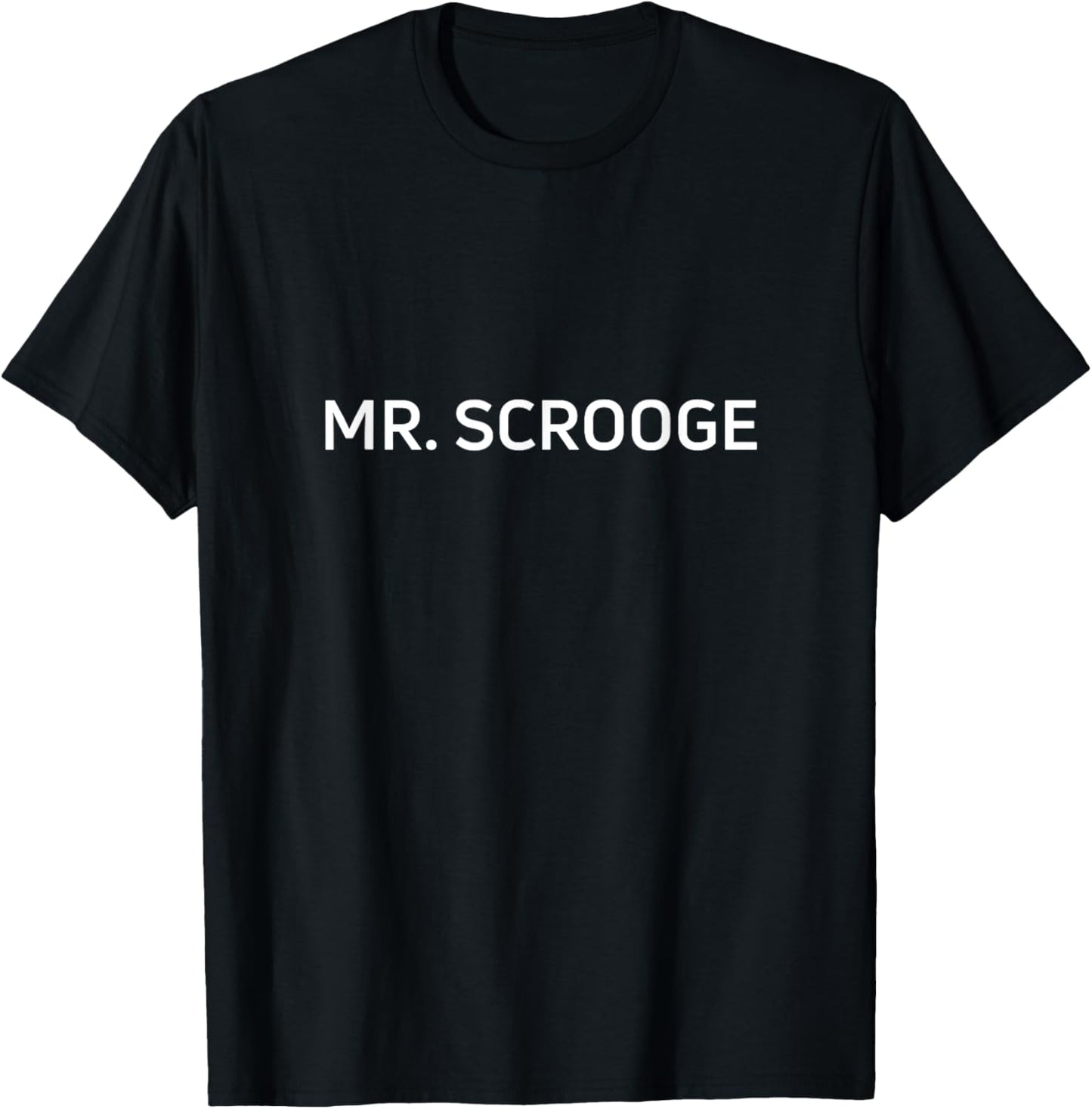 Christmas Mr Scrooge Bah Humbug T-Shirt - T-Shirt | Black