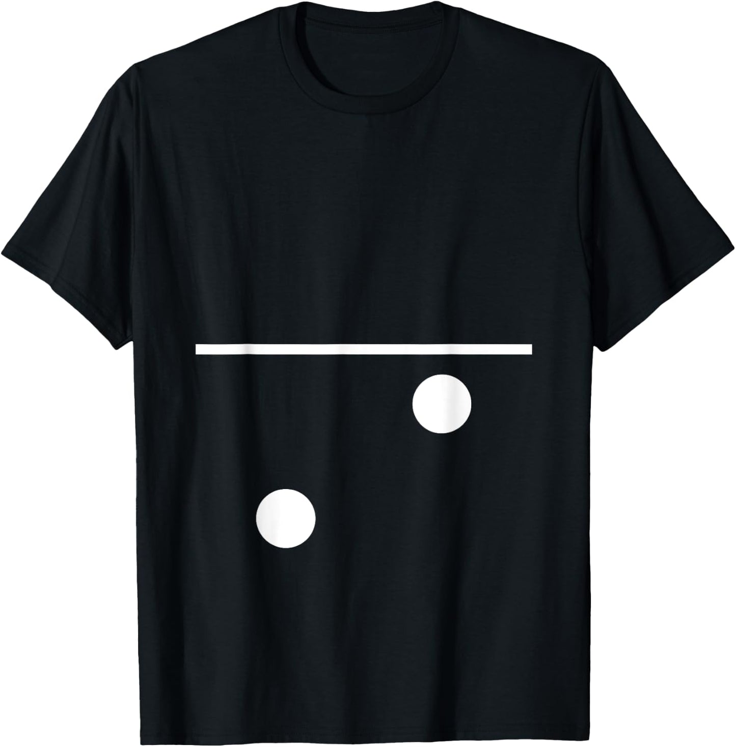 Domino Blank and 2 Matching Halloween Gift Group Costume 0-2 T-Shirt - T-Shirt | Black