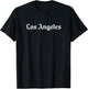 Los Angeles Old English Style Font Design 2- LA California T-Shirt - T-Shirt | Black