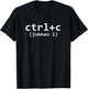 CTRL-C (Copy) Twin 1 Matching Adult Child , Black, S T-Shirt - T-Shirt | Black