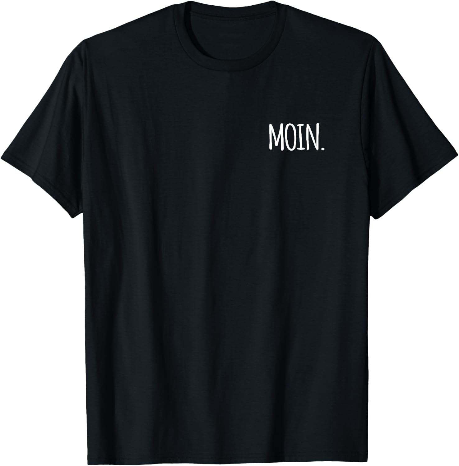 Moin Digga Northern Lights Harbour Love Lighthouse Coastal Pride , black T-Shirt - T-Shirt | Black