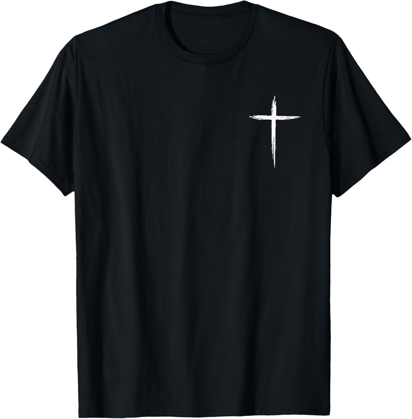 Cross Jesus Christ Cross Christian Man Woman , Black, S T-Shirt - T-Shirt | Black