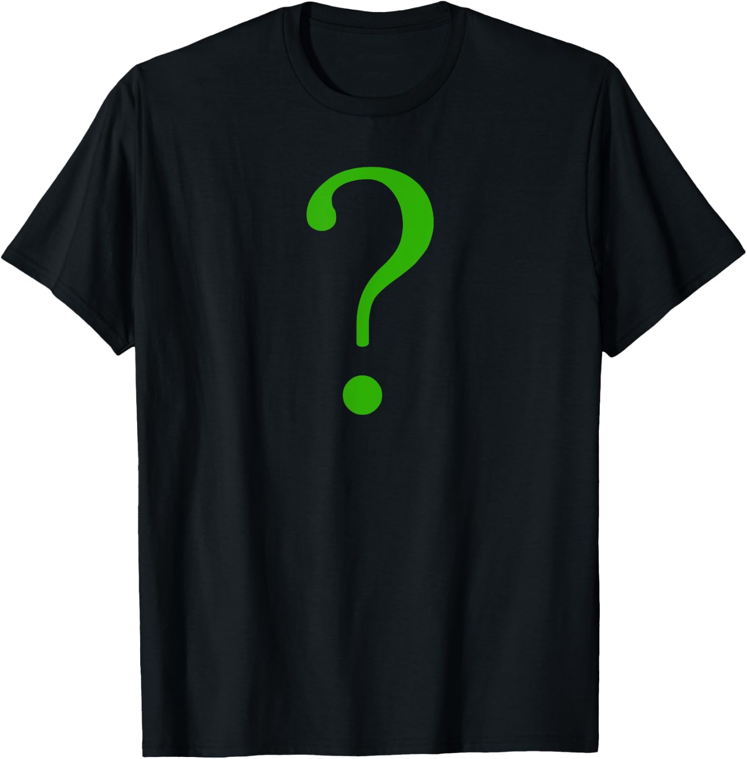 Question Mark Funny Saying for Curious People T-Shirt - T-Shirt | Black