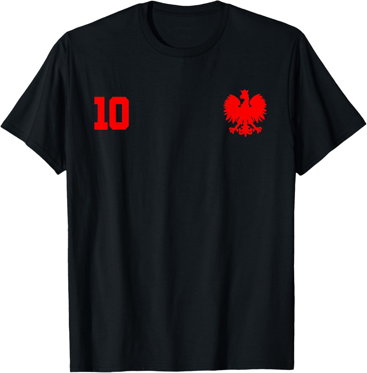 Poland For Gift Poland Poland Warsaw Flag , Black, S T-Shirt - T-Shirt | Black