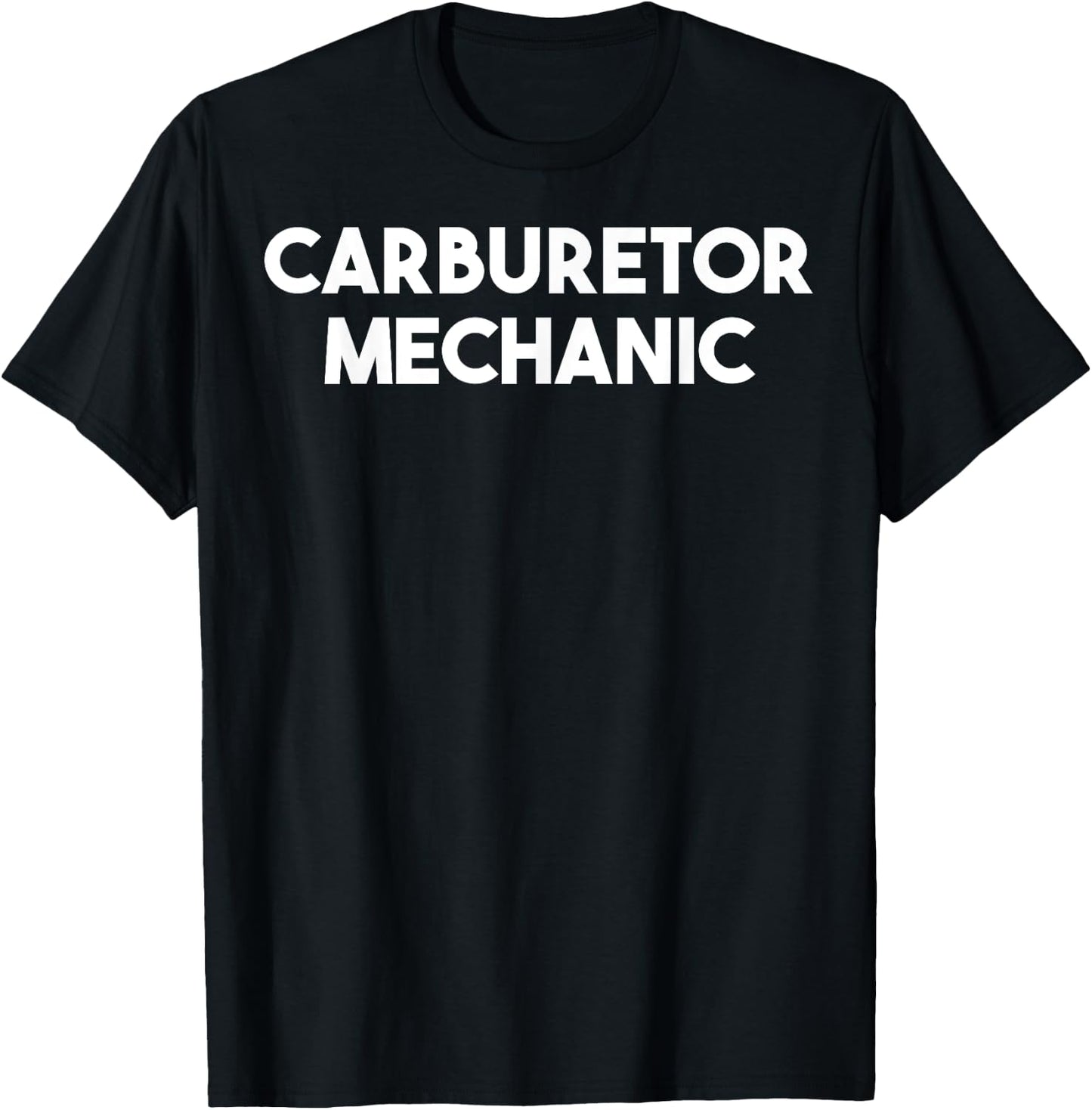 Carburetor Mechanic T-Shirt - T-Shirt | Black