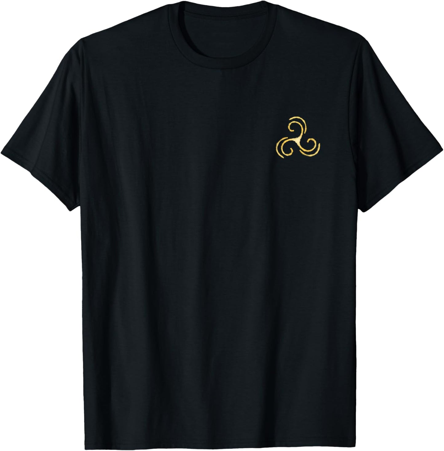 Triskele nordic triple spiral ancient spiritual Irish symbol T-Shirt - T-Shirt | Black