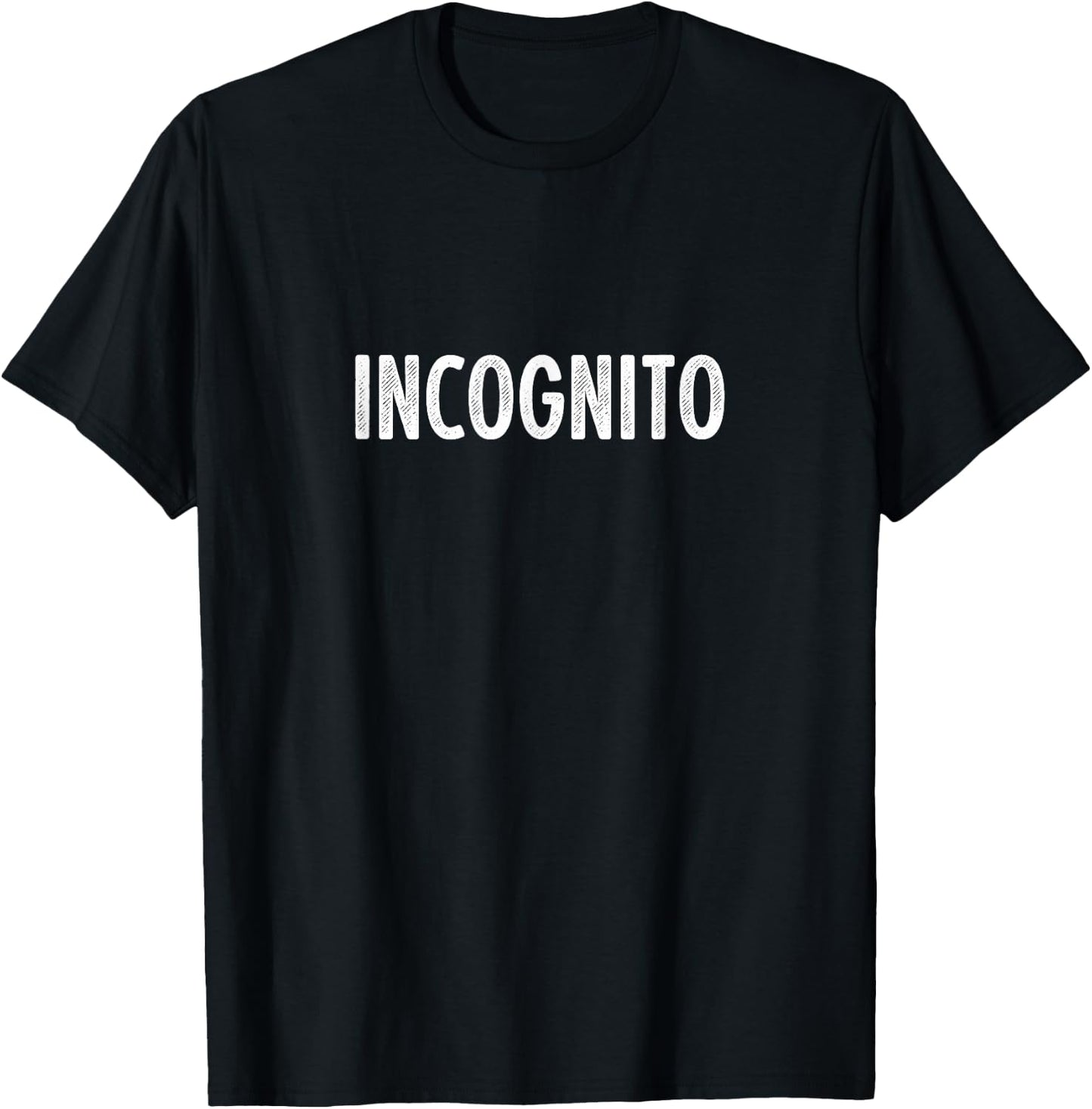 Incognito - Vintage Style T-Shirt - T-Shirt | Black