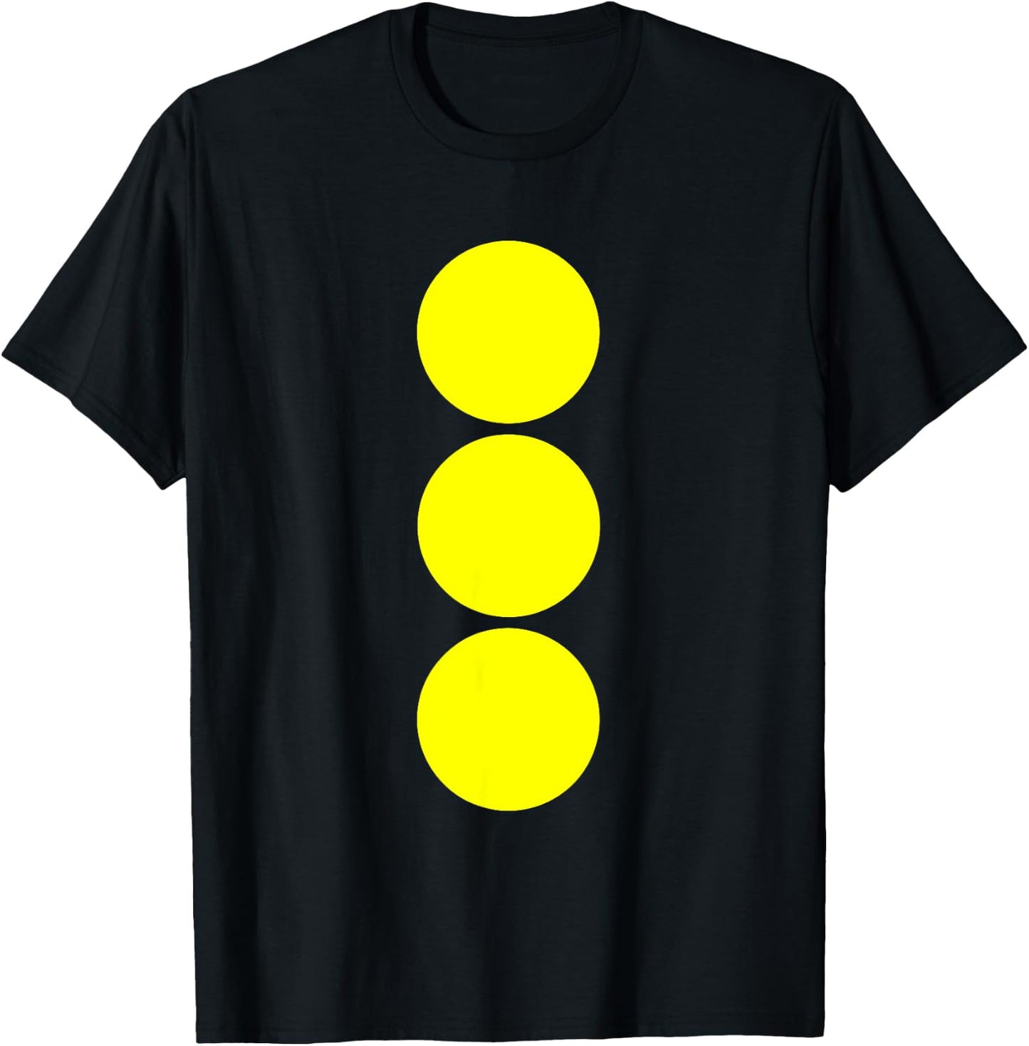 Twister Game Yellow Matching Group Costume Matching T-Shirt - T-Shirt | Black