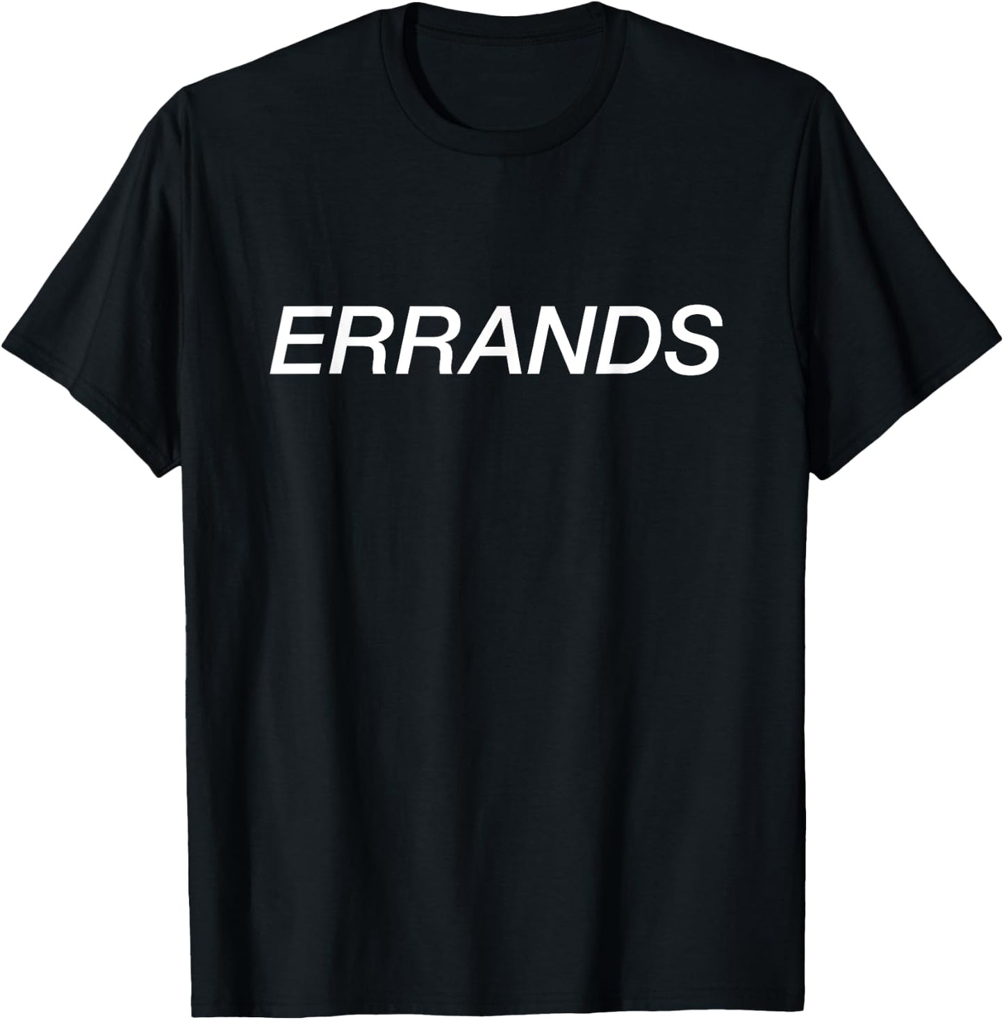 Running Errands T-Shirt - T-Shirt | Black