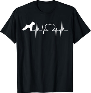 Schnauzer Standard Miniature & Giant-Schnauzer Dog Women Kids T-Shirt - T-Shirt | Black