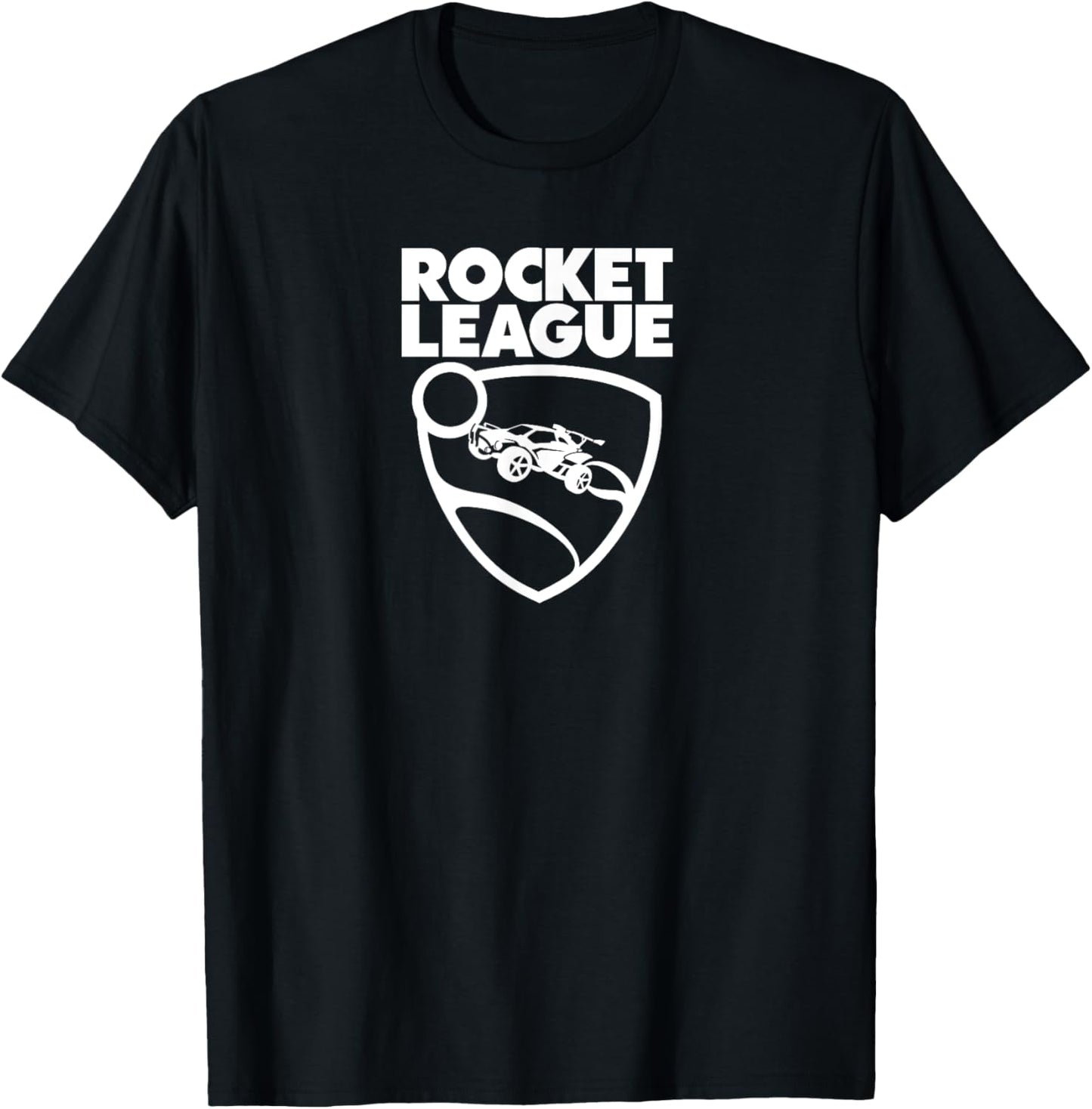 Rocket League Text with Logo , black T-Shirt - T-Shirt | Black