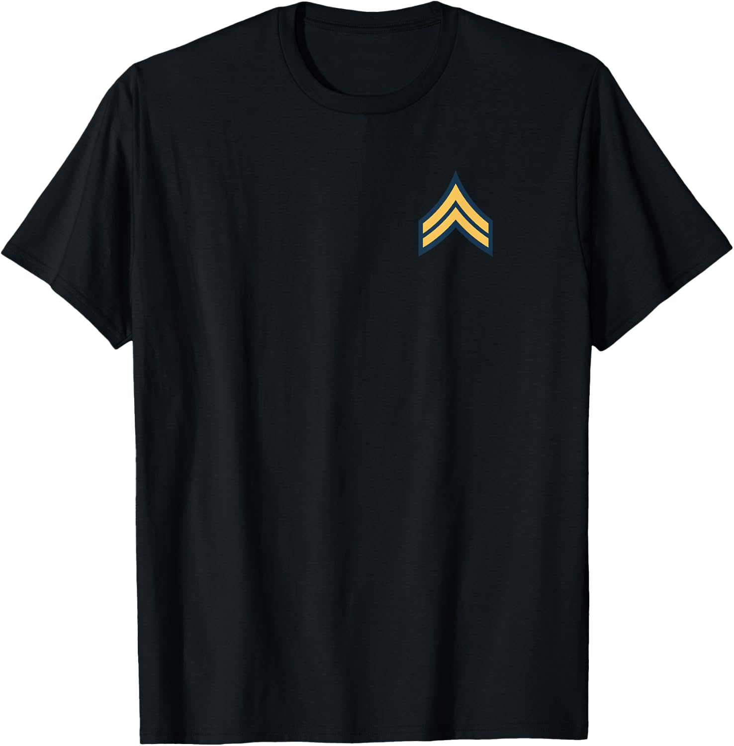 US Army Rank - Corporal (E-4) - CPL T-Shirt - T-Shirt | Black