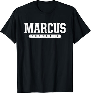 Marcus High School Football T-Shirt - T-Shirt | Black
