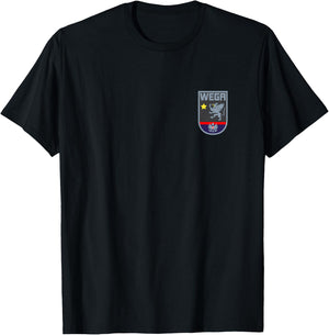 Wien SWAT Polizei WEGA Österreichische Spezialwaffe T-Shirt - T-Shirt | Black