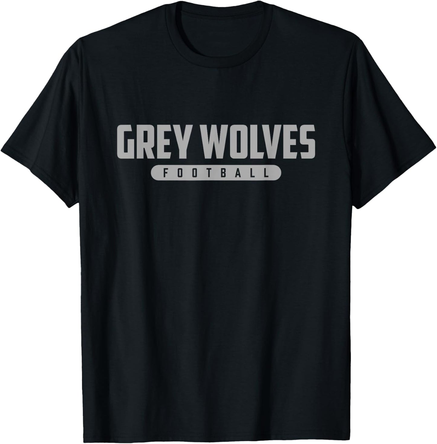 Shoemaker Grey Wolves Football T-Shirt - T-Shirt | Black