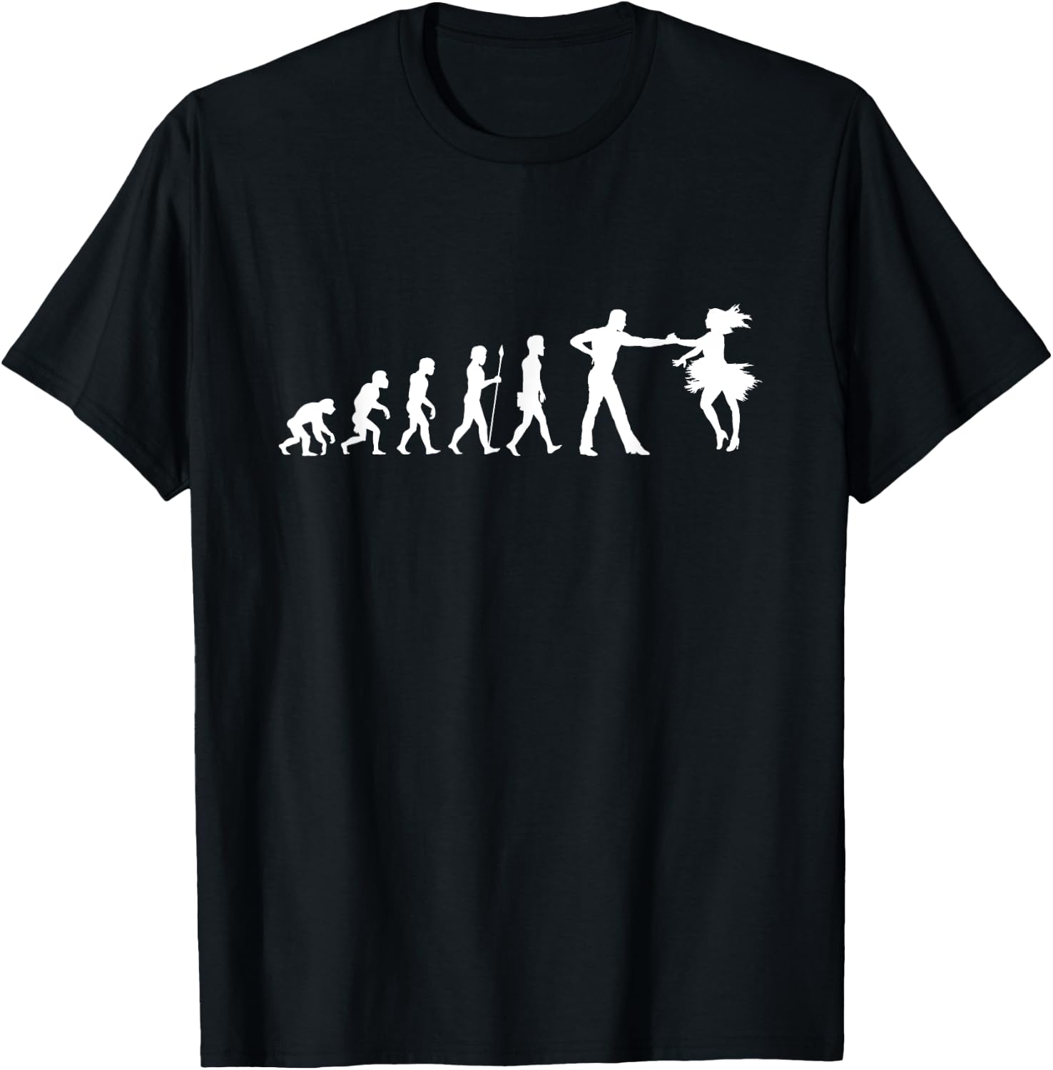 Bachata Evolution Dancer Latin America Dance Gift T-Shirt - T-Shirt | Black