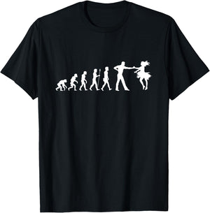 Bachata Evolution Dancer Latin America Dance Gift T-Shirt - T-Shirt | Black