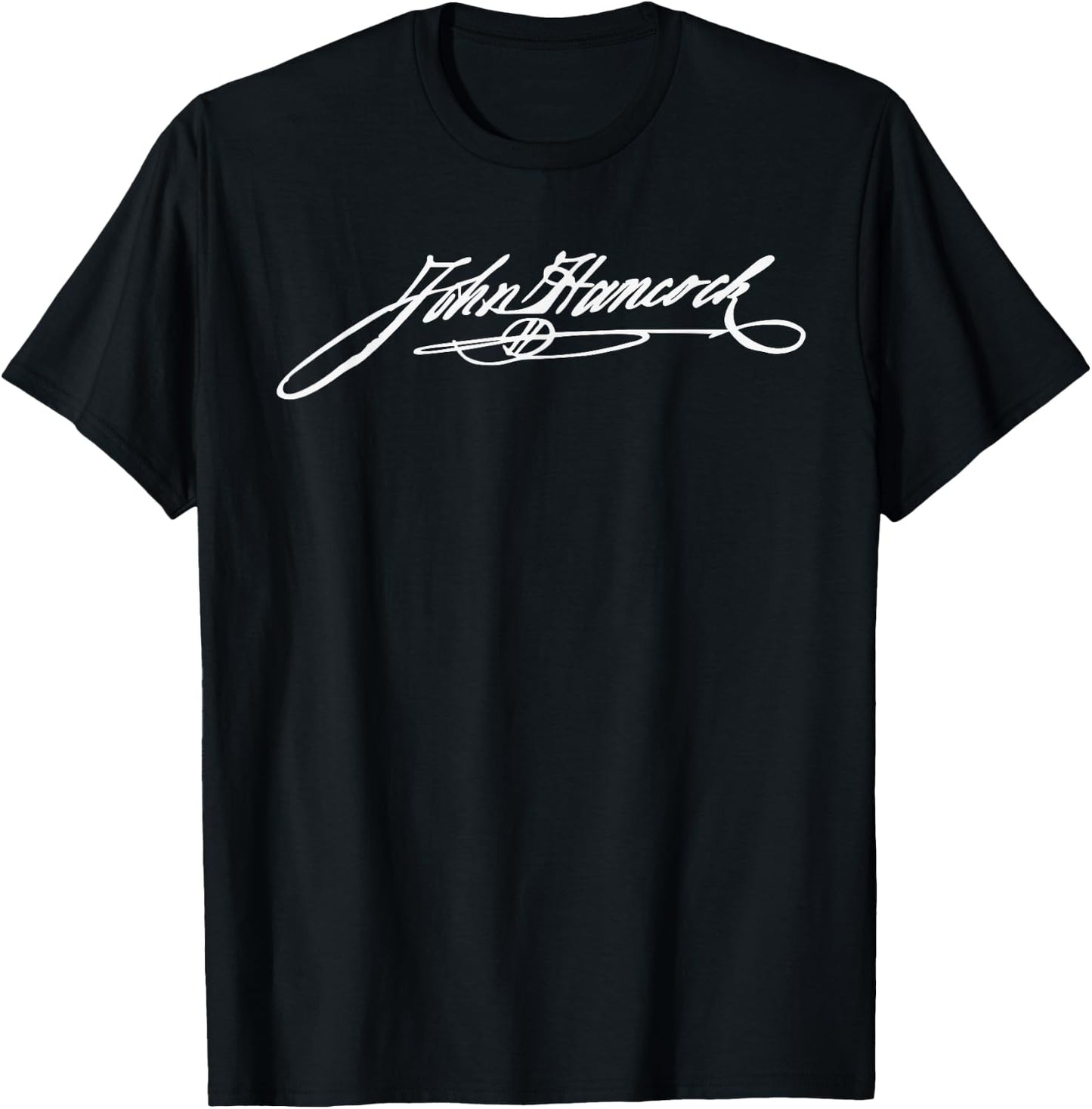 John Hancock Declaration of Independence Signature T-Shirt - T-Shirt | Black