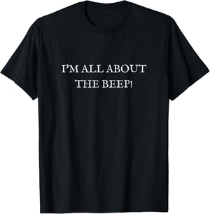 Funny Gift Metal Detectorists All About the Bleep T-Shirt - T-Shirt | Black