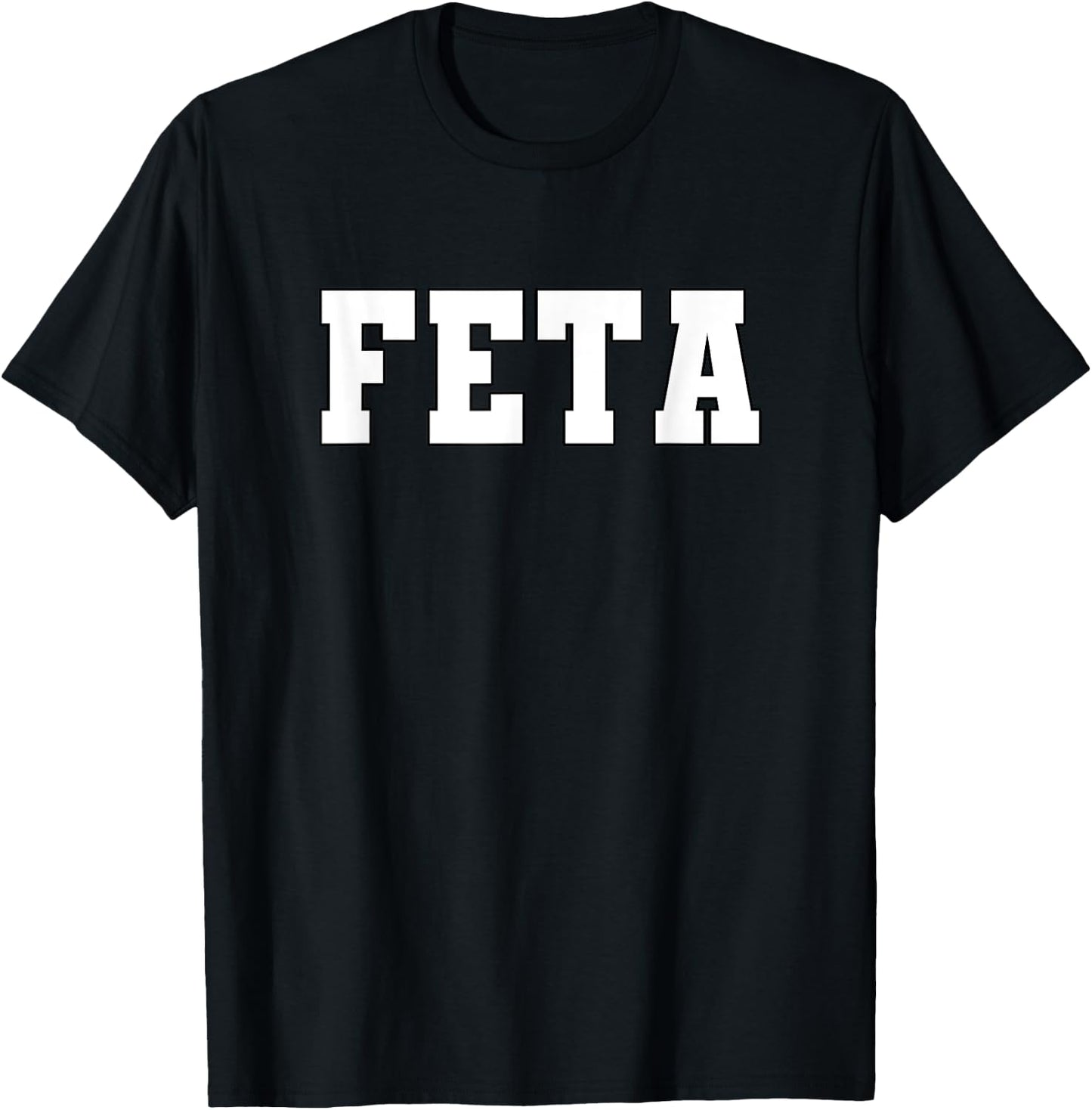 Feta Cheese T-Shirt - T-Shirt | Black