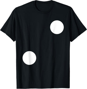 Human Dice Number 2 Group Matching Halloween Costume Family T-Shirt - T-Shirt | Black