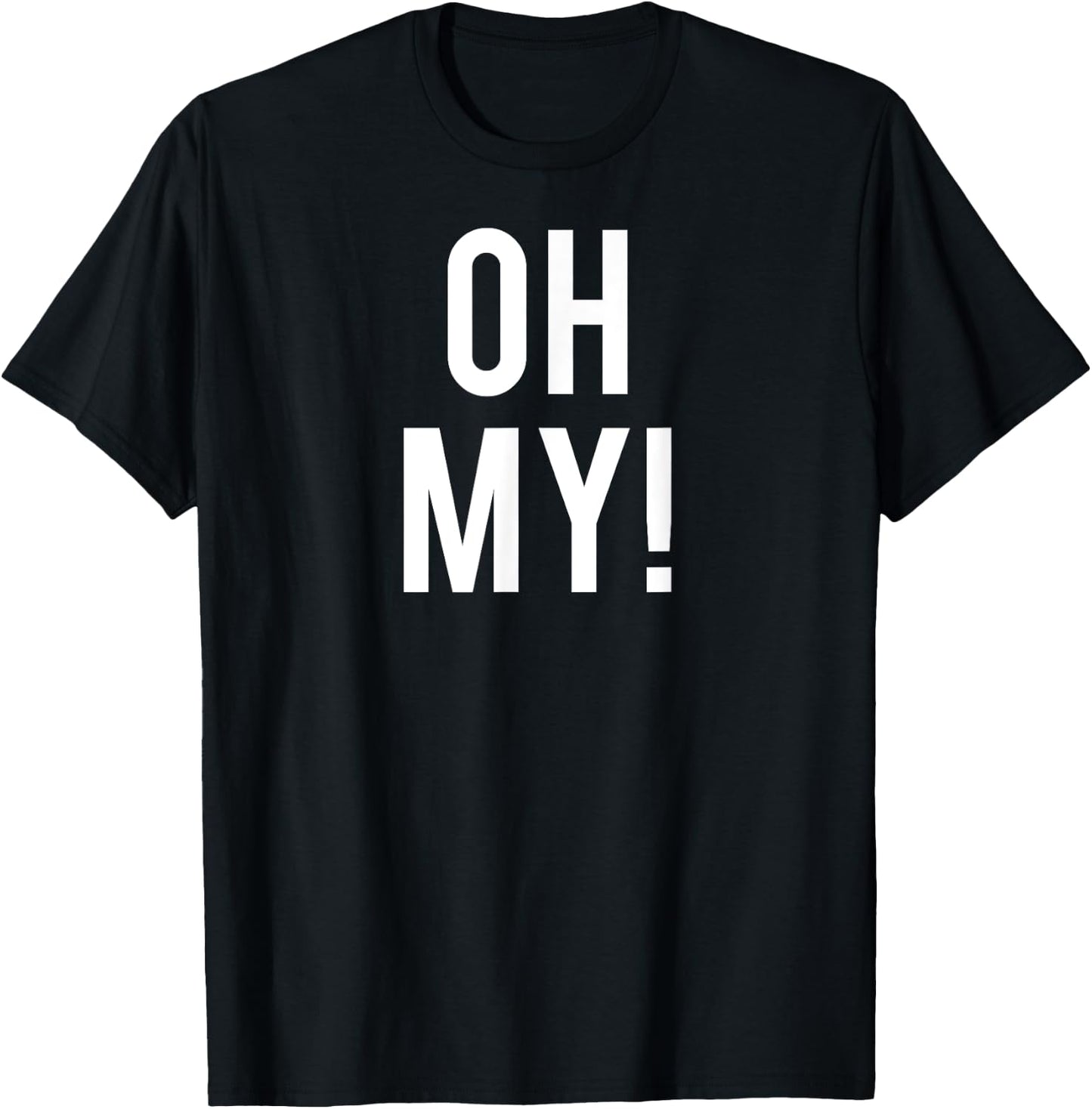 Oh My! T Shirt Funny Bears Tigers Lions animal cool Gift T-Shirt - T-Shirt | Black