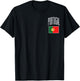 Portugal Flag Portuguese Football Soccer Fan Men Women Kids T-Shirt - T-Shirt | Black