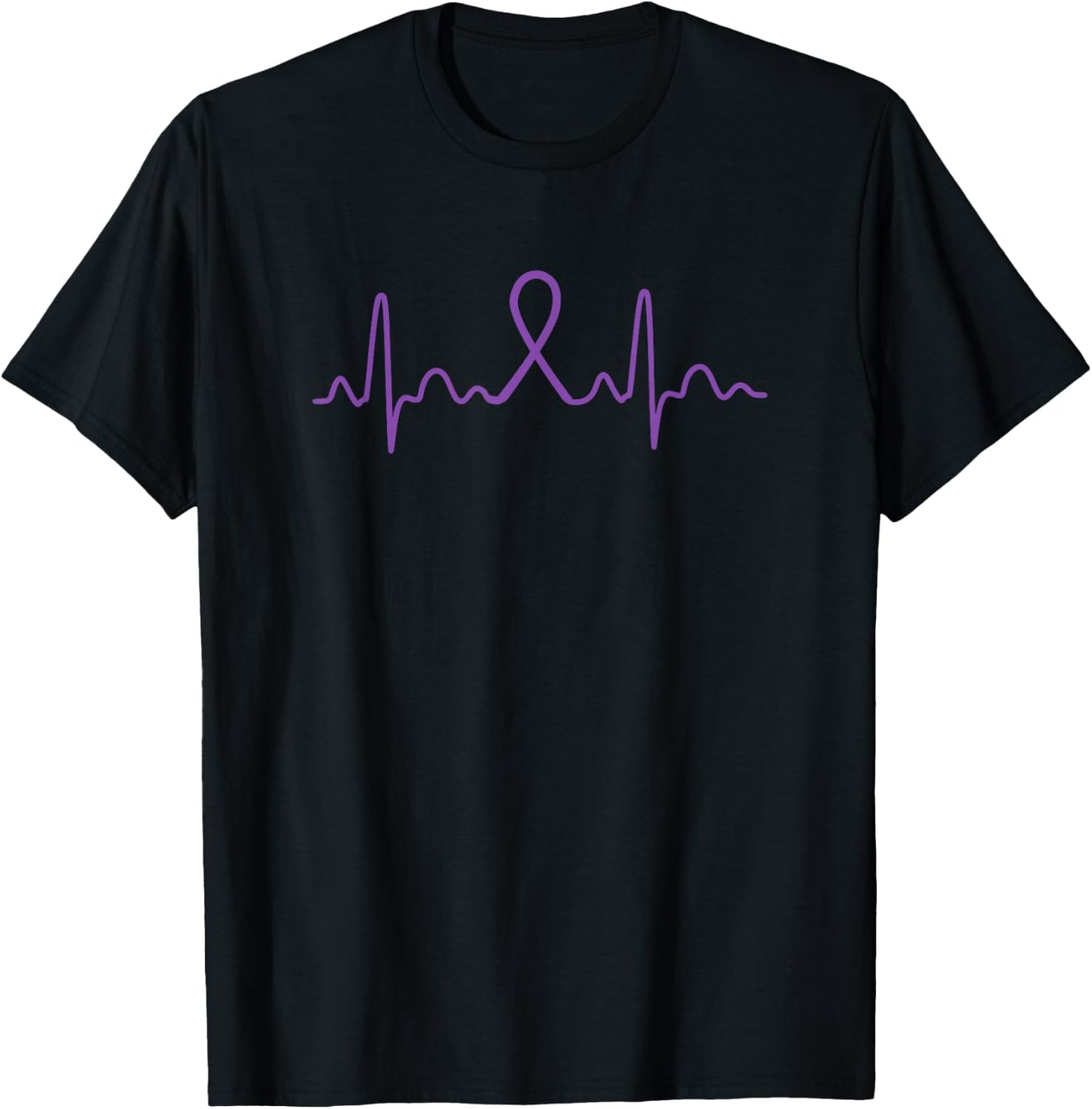 Heartbeat - Hodgkin's Lymphoma Cancer Shirt & Gift T-Shirt - T-Shirt | Black