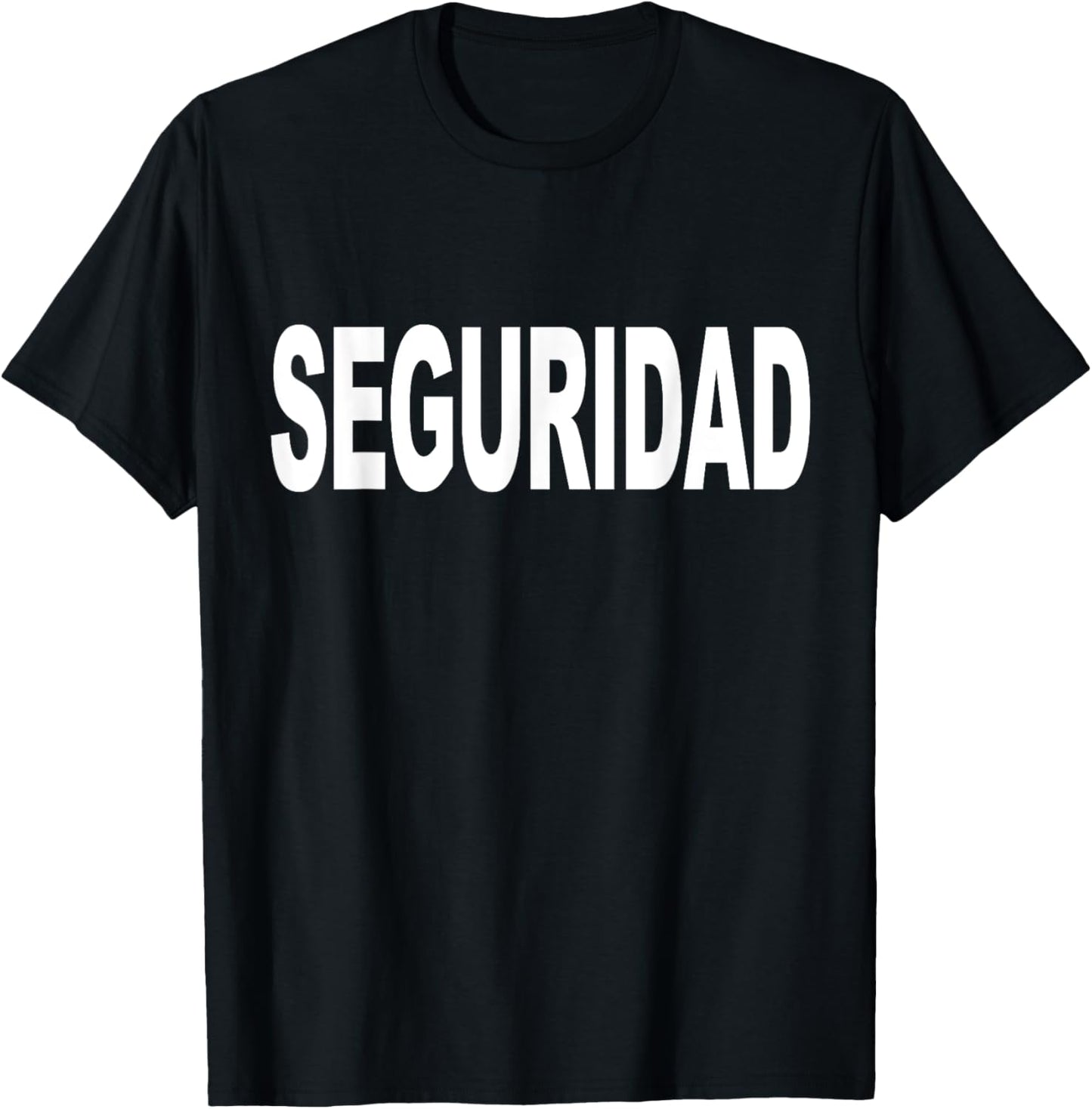 Seguridad Camisa Spanish Language Security Bar Staff T-Shirt - T-Shirt | Black