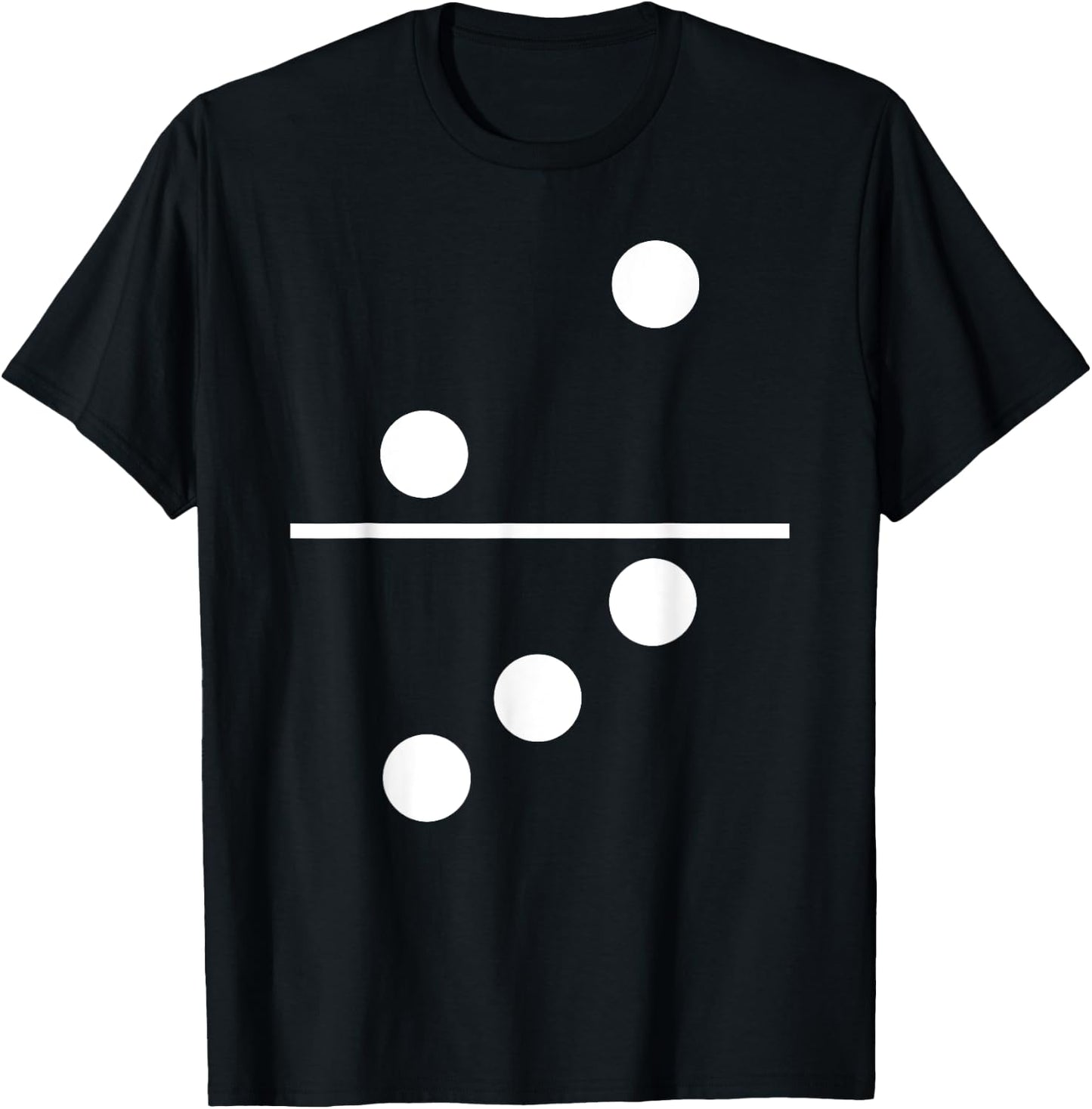 Domino Two Three Matching Halloween Group Cute Costumes 2-3 T-Shirt - T-Shirt | Black