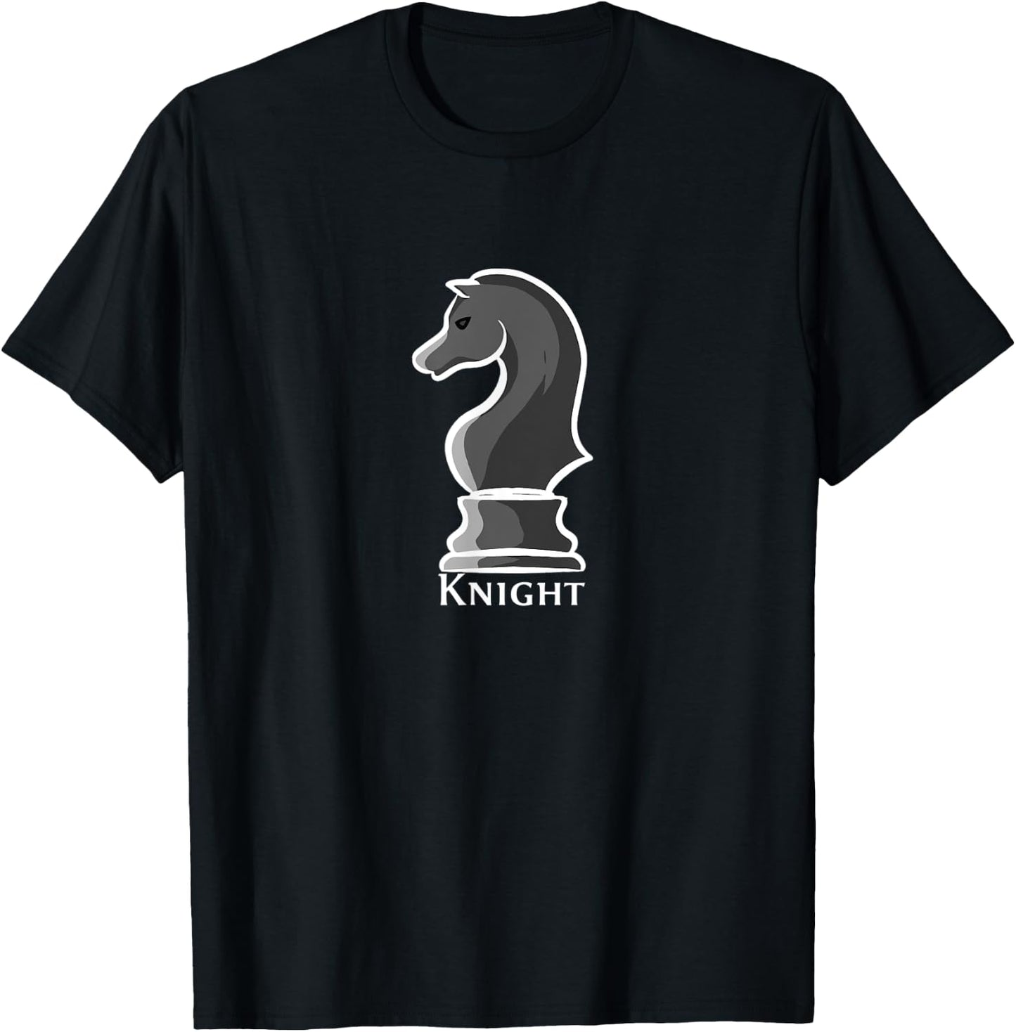 Knight Chess Piece Chess Board Chess Club Group Costume T-Shirt - T-Shirt | Black
